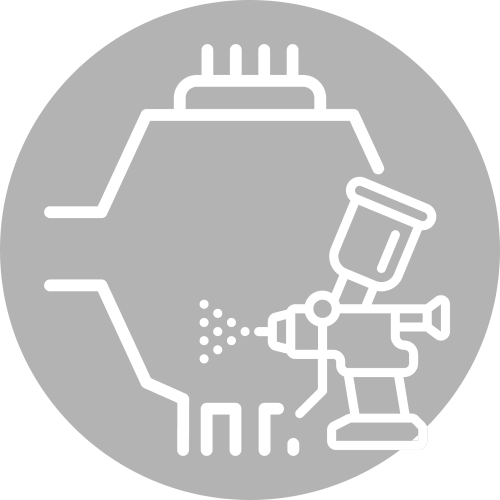 Electrostatic Painted Solar Panel Washing Machine